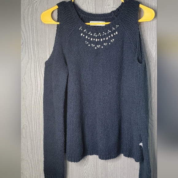 Abercrombie kids cold shoulder sweater size 15/16. - Picture 1 of 6